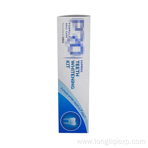 Toothpaste With Tooth colorimetric card and tooth tray